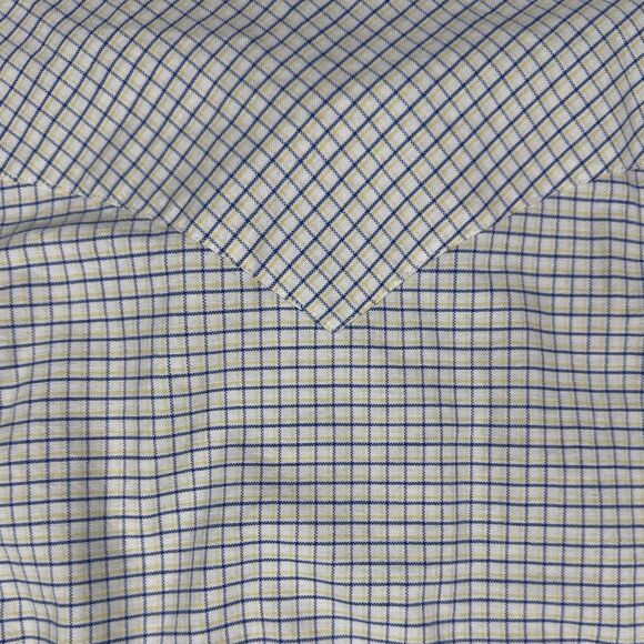 VTG Ruddock‎ Pearl Snap Western Shirt Men’s 17.5/35 Classic Fit Plaid USA Made - Picture 4 of 8